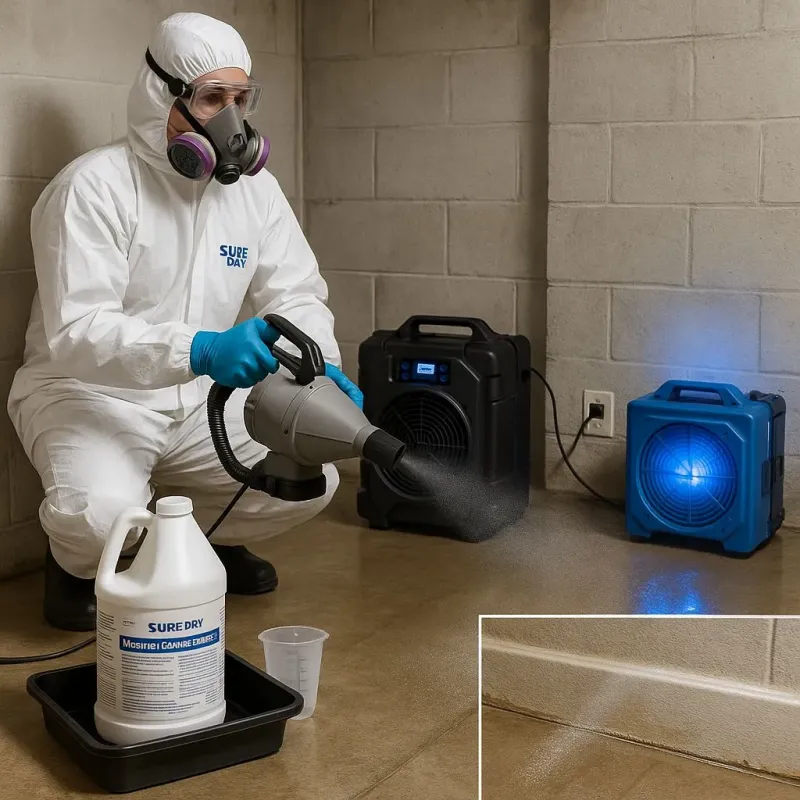 Sanitization and Odor Removal process in Bucks County, PA