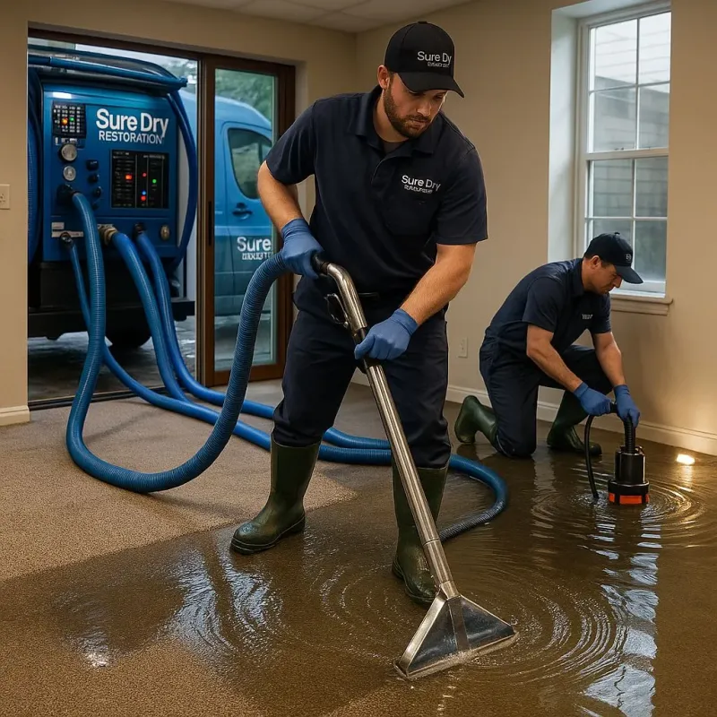 Water Extraction and Removal process in Bucks County, PA